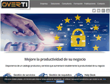 Tablet Screenshot of overti.es